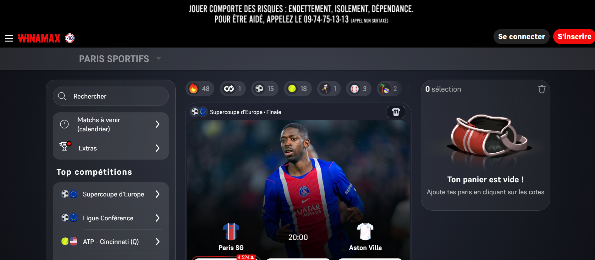 Winamax online kasino